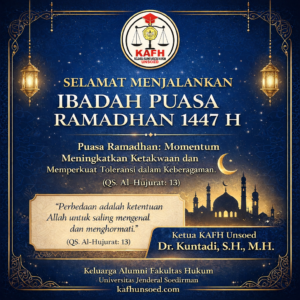 ucapan ketua KAFH Unsoed